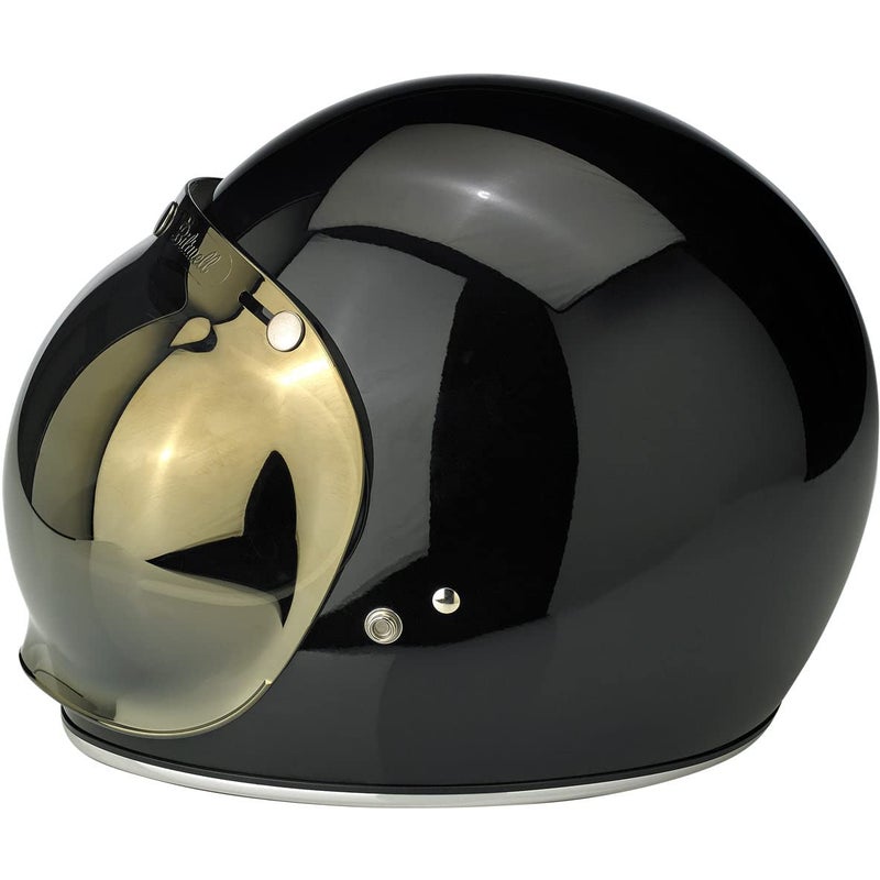 Biltwell Bubble Shield Gold Mirror - Anti-fog, Scratch Resistant, UV/A UV/B Resistant - Image 4